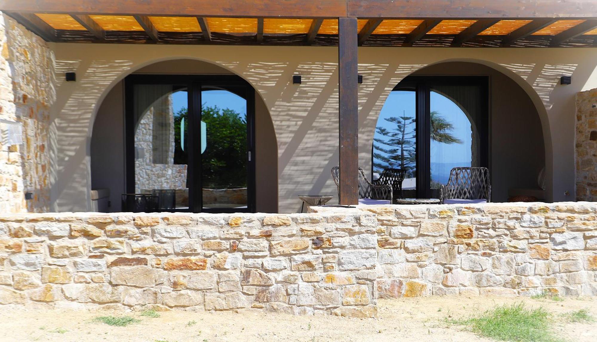 Villa Faros Small Hotel & Restaurant Aliko Beach Exterior photo